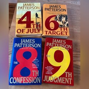 4 books - Women's Murder Club series by James Patterson/Maxine Paetro.